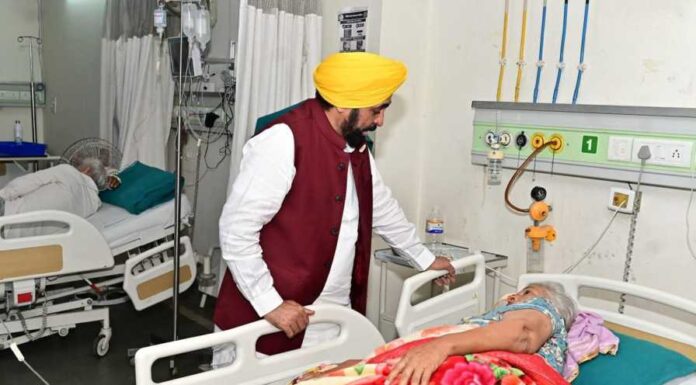 ਮੁੱਖ ਮੰਤਰੀ ਭਗਵੰਤ ਸਿੰਘ ਮਾਨ ਵੱਲੋਂ ਬਠਿੰਡਾ ਦੇ ਐਡਵਾਂਸਡ ਕੈਂਸਰ ਇੰਸਟੀਚਿਊਟ ਦਾ ਅਚਨਚੇਤ ਦੌਰਾ, ਸਹੂਲਤਾਂ ਅਤੇ ਮਰੀਜ਼ਾਂ ਦੀ ਦੇਖਭਾਲ ਦਾ ਜਾਇਜ਼ਾ ਲਿਆ