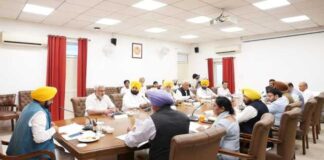 ਮੁੱਖ ਮੰਤਰੀ ਭਗਵੰਤ ਸਿੰਘ ਮਾਨ ਦੀ ਅਗਵਾਈ ਵਿੱਚ ਵਜ਼ਾਰਤ ਵੱਲੋਂ ਦਰਿਆਵਾਂ, ਚੋਆਂ ਅਤੇ ਸੇਮ ਨਾਲਿਆਂ ’ਚੋਂ ਗਾਰ ਕੱਢਣ ਲਈ ਹਰੀ ਝੰਡੀ