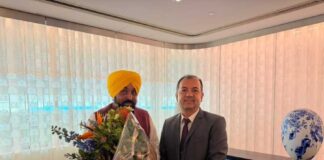 ਪੰਜਾਬ ਦੇ ਉਦਯੋਗਿਕ ਵਿਕਾਸ ਨੂੰ ਹੁਲਾਰਾ ਦੇਣ ਅਤੇ ਆਲਮੀ ਨਿਵੇਸ਼ ਨੂੰ ਆਕਰਸ਼ਿਤ ਕਰਨ ਲਈ ਮੁੱਖ ਮੰਤਰੀ ਭਗਵੰਤ ਸਿੰਘ ਮਾਨ ਅੱਜ ਤੋਂ ਨੀਦਰਲੈਂਡ ਦੇ ਦੌਰੇ ‘ਤੇ