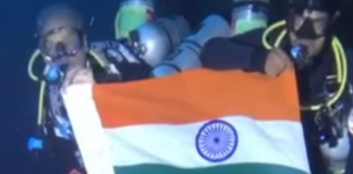 ਤਿੰਨ ਭਾਰਤੀ ਗੋਤਾਖੋਰਾਂ ਨੇ ਰਚਿਆ ਲਕਸ਼ਦੀਪ ‘ਚ ਇਤਿਹਾਸ