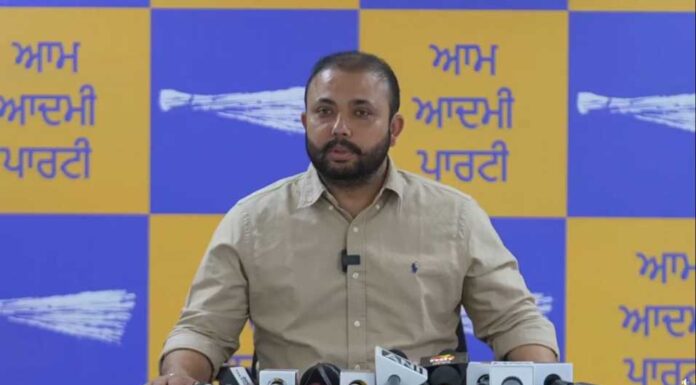 ਆਪ ਯੂਥ ਵਿੰਗ ‘ਸ਼ਾਨਦਾਰ 4 ਸਾਲ, ਭਗਵੰਤ ਮਾਨ ਦੇ ਨਾਲ’ ਮੁਹਿੰਮ ਨੂੰ ਹਰ ਪਿੰਡ ਅਤੇ ਵਾਰਡ ਤੱਕ ਲੈ ਕੇ ਜਾਵੇਗਾ: ਪਰਮਿੰਦਰ ਗੋਲਡੀ