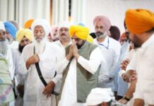 ਮੁੱਖ ਮੰਤਰੀ ਭਗਵੰਤ ਸਿੰਘ ਮਾਨ ਨੇ ਗੁਰਦੁਆਰਾ ਜੋਤੀਸਰ ਸਾਹਿਬ ਵਿਖੇ ਮੱਥਾ ਟੇਕਿਆ, ਬੇਅਦਬੀ ਵਿਰੁੱਧ ਸਖ਼ਤ ਕਾਨੂੰਨ ਬਣਾਉਣ ਦਾ ਬਲ ਬਖਸ਼ਣ ਲਈ ਪ੍ਰਮਾਤਮਾ ਦਾ ਸ਼ੁਕਰਾਨਾ ਕੀਤਾ