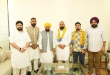 ਵਿਸ਼ਵ ਪ੍ਰਸਿੱਧ ਕਬੱਡੀ ਖਿਡਾਰੀ ਸੰਦੀਪ ਲੁੱਧੜ ਸਾਥੀਆਂ ਸਮੇਤ ‘ਆਪ’ ਵਿੱਚ ਸ਼ਾਮਲ