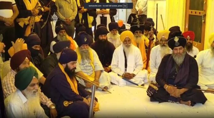 ਬੇਅਦਬੀ ਬਿੱਲ ਨੂੰ ਲੈ ਕੇ ਸਿੱਖ ਪੰਥ ਵਿੱਚ ਵਧੀ ਚਿੰਤਾ : ਗਿਆਨੀ ਗੁਰਬਚਨ ਸਿੰਘ ਸ੍ਰੀ ਅਕਾਲ ਤਖਤ ਸਾਹਿਬ ਵਿਖੇ ਵਿਚਾਰ ਕਰਕੇ ਬਿੱਲ ਦੀਆਂ ਤਰੁਟੀਆਂ ਦੂਰ ਕਰਨ ਦੀ ਅਪੀਲ, ਚੰਡੀਗੜ੍ਹ