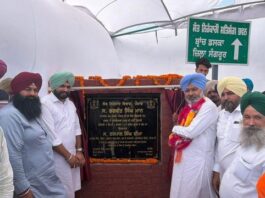 ਪੇਂਡੂ ਸੜਕੀ ਸੰਪਰਕ ਨੂੰ ਮਿਲਿਆ ਵੱਡਾ ਹੁਲਾਰਾ; ਵਿੱਤ ਮੰਤਰੀ ਹਰਪਾਲ ਸਿੰਘ ਚੀਮਾ ਨੇ ਦਿੜ੍ਹਬਾ, ਲਹਿਰਾਗਾਗਾ ਅਤੇ ਬਾਘਰੌਲ ਖੇਤਰਾਂ ਵਿੱਚ 18.76 ਕਰੋੜ ਰੁਪਏ ਤੋਂ ਵੱਧ ਦੇ ਸੜਕੀ ਪ੍ਰੋਜੈਕਟ ਕੀਤੇ ਲੋਕ ਅਰਪਣ ਅਤੇ ਰੱਖੇ ਨੀਂਹ ਪੱਥਰ