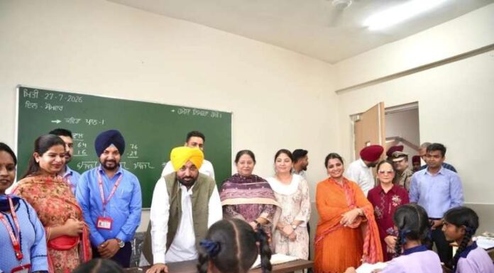 ਪੰਜਾਬ ਸਕੂਲ ਸਿੱਖਿਆ ਵਿੱਚ ਦੇਸ਼ ਦਾ ਮੋਹਰੀ ਸੂਬਾ ਬਣਿਆ: ਮੁੱਖ ਮੰਤਰੀ ਭਗਵੰਤ ਸਿੰਘ ਮਾਨ