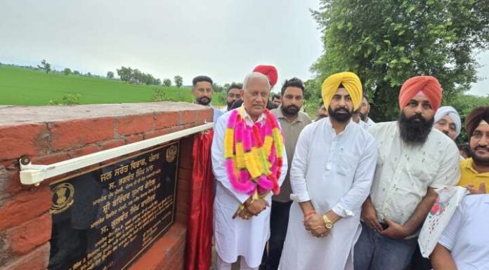 ਸ਼ੁਤਰਾਣਾ ਹਲਕੇ ਦੇ 56 ਪਿੰਡਾਂ ਦੀ 68,500 ਏਕੜ ਜ਼ਮੀਨ ਨੂੰ ਮਿਲਿਆ ਸਿੰਚਾਈ ਲਈ ਨਹਿਰੀ ਪਾਣੀ: ਬਰਿੰਦਰ ਕੁਮਾਰ ਗੋਇਲ