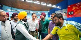 ਮੁੱਖ ਮੰਤਰੀ ਭਗਵੰਤ ਸਿੰਘ ਮਾਨ ਨੇ ਜਲੰਧਰ ਵਿੱਚ ਹੋਣ ਵਾਲੀ ਨੈਸ਼ਨਲ ਬੈਡਮਿੰਟਨ ਚੈਂਪੀਅਨਸ਼ਿਪ ਦੀਆਂ ਤਿਆਰੀਆਂ ਦਾ ਜਾਇਜ਼ਾ ਲਿਆ