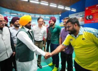 ਮੁੱਖ ਮੰਤਰੀ ਭਗਵੰਤ ਸਿੰਘ ਮਾਨ ਨੇ ਜਲੰਧਰ ਵਿੱਚ ਹੋਣ ਵਾਲੀ ਨੈਸ਼ਨਲ ਬੈਡਮਿੰਟਨ ਚੈਂਪੀਅਨਸ਼ਿਪ ਦੀਆਂ ਤਿਆਰੀਆਂ ਦਾ ਜਾਇਜ਼ਾ ਲਿਆ