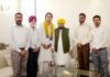 ਭਗਵੰਤ ਮਾਨ ਸਰਕਾਰ ਦੀਆਂ ਲੋਕ-ਪੱਖੀ ਨੀਤੀਆਂ ਤੋਂ ਪ੍ਰਭਾਵਿਤ ਹੋ ਕੇ ਸਾਬਕਾ ਭਾਰਤੀ ਕ੍ਰਿਕਟਰ ਮਨਪ੍ਰੀਤ ਸਿੰਘ ‘ਗੋਨੀ’ ਅਤੇ ਅੰਤਰਰਾਸ਼ਟਰੀ ਗੋਲਡ ਮੈਡਲਿਸਟ ਕੁਨਾਰ ਆਮ ਆਦਮੀ ਪਾਰਟੀ ‘ਚ ਸ਼ਾਮਲ