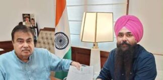 ਆਪ ਐਮਪੀ ਮਾਲਵਿੰਦਰ ਸਿੰਘ ਕੰਗ ਨੇ ਕੇਂਦਰੀ ਮੰਤਰੀ ਨਿਤਿਨ ਗਡਕਰੀ ਨਾਲ ਕੀਤੀ ਮੁਲਾਕਾਤ, ਬੰਗਾ–ਗੜ੍ਹਸ਼ੰਕਰ–ਸ੍ਰੀ ਅਨੰਦਪੁਰ ਸਾਹਿਬ–ਨੈਣਾ ਦੇਵੀ ਮਾਰਗ ਨੂੰ ਰਾਸ਼ਟਰੀ ਰਾਜਮਾਰਗ ਦਾ ਦਰਜਾ ਦੇਣ ਦੀ ਮੰਗ ਨੂੰ ਮੁੜ ਦੁਹਰਾਇਆ