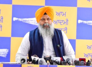 ਭਾਜਪਾ-ਅਕਾਲੀ ਸਰਕਾਰ ਪੰਜਾਬ ਦੀ ਸੁਰੱਖਿਆ ਵਿੱਚ ਨਾਕਾਮ ਰਹੀ,ਉਨ੍ਹਾਂ ਦੇ ਰਾਜ ਦੌਰਾਨ ਸ੍ਰੀ ਗੁਰੂ ਗ੍ਰੰਥ ਸਾਹਿਬ ਜੀ ਚੋਰੀ ਹੋਏ ਅਤੇ ਬੇਅਦਬੀ ਦੀਆਂ ਬਾਰ-ਬਾਰ ਘਟਨਾਵਾਂ ਵਾਪਰੀਆਂ: ਮਨਵਿੰਦਰ ਸਿੰਘ ਗਿਆਸਪੁਰਾ