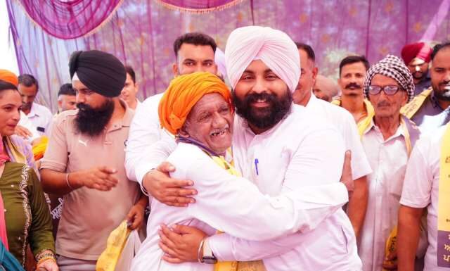 ਹਲਕਾ ਸ਼੍ਰੀ ਅਨੰਦਪੁਰ ਸਾਹਿਬ ਚ’ ਗੂੰਜਿਆ ਭਗਵੰਤ ਮਾਨ ਦੁਬਾਰਾ ਦਾ ਨਾਅਰਾ