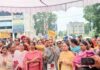 ਅਕਾਲੀ ਦਲ ਦੇ ਦਫ਼ਤਰ ਵਿੱਚ ਬਜ਼ੁਰਗ ਦਲਿਤ ਔਰਤ ਨਾਲ ਕੁੱਟਮਾਰ ਖ਼ਿਲਾਫ਼ ਆਪ ਮਹਿਲਾ ਵਿੰਗ ਵੱਲੋਂ ਸਮਰਾਲਾ ‘ਚ ਭਾਰੀ ਰੋਸ ਪ੍ਰਦਰਸ਼ਨ